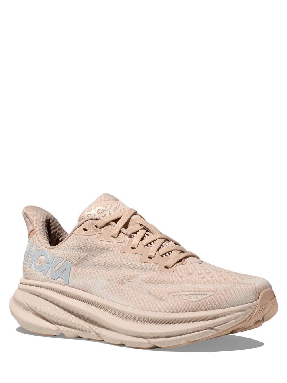 HOKA Women’s Clifton 9 in Shifting Sand/Eggnog